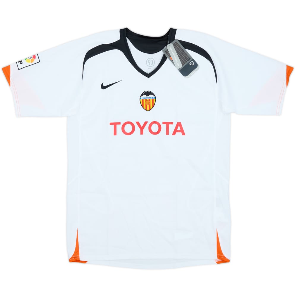 2005-06 Valencia Home Shirt (XL.Boys)
