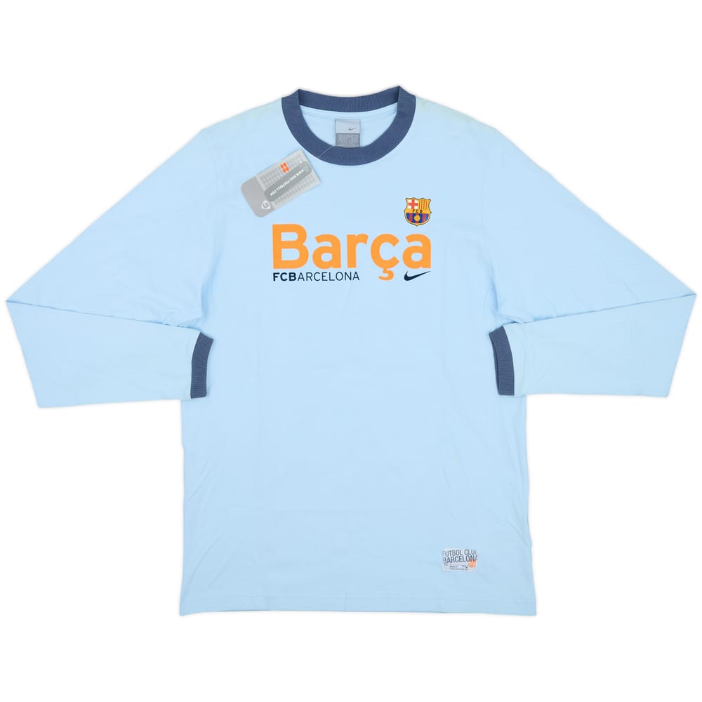 2005-06 Barcelona Nike Cotton L/S Tee (M)