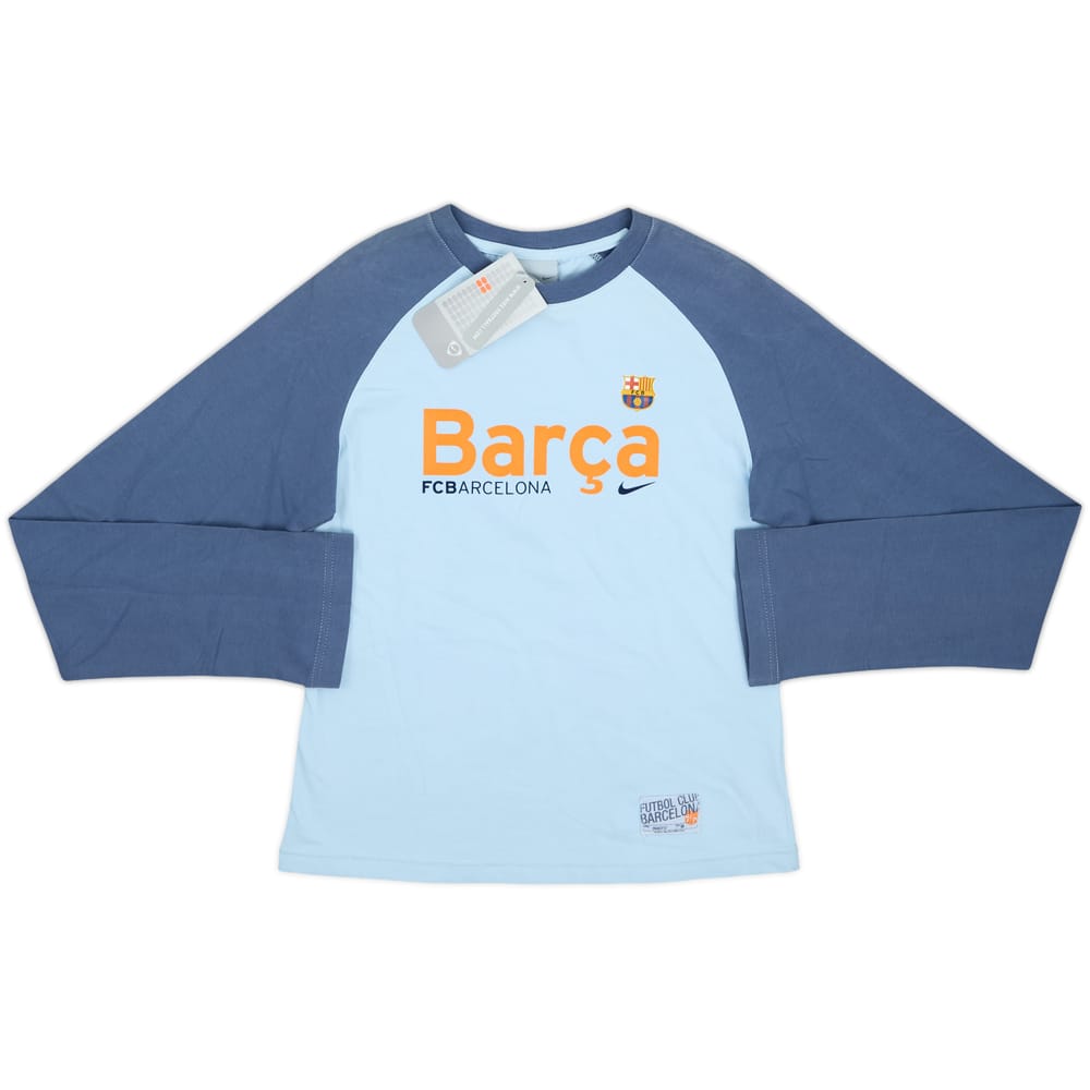 2005-06 Barcelona Nike Cotton L/S Tee (Women's M)