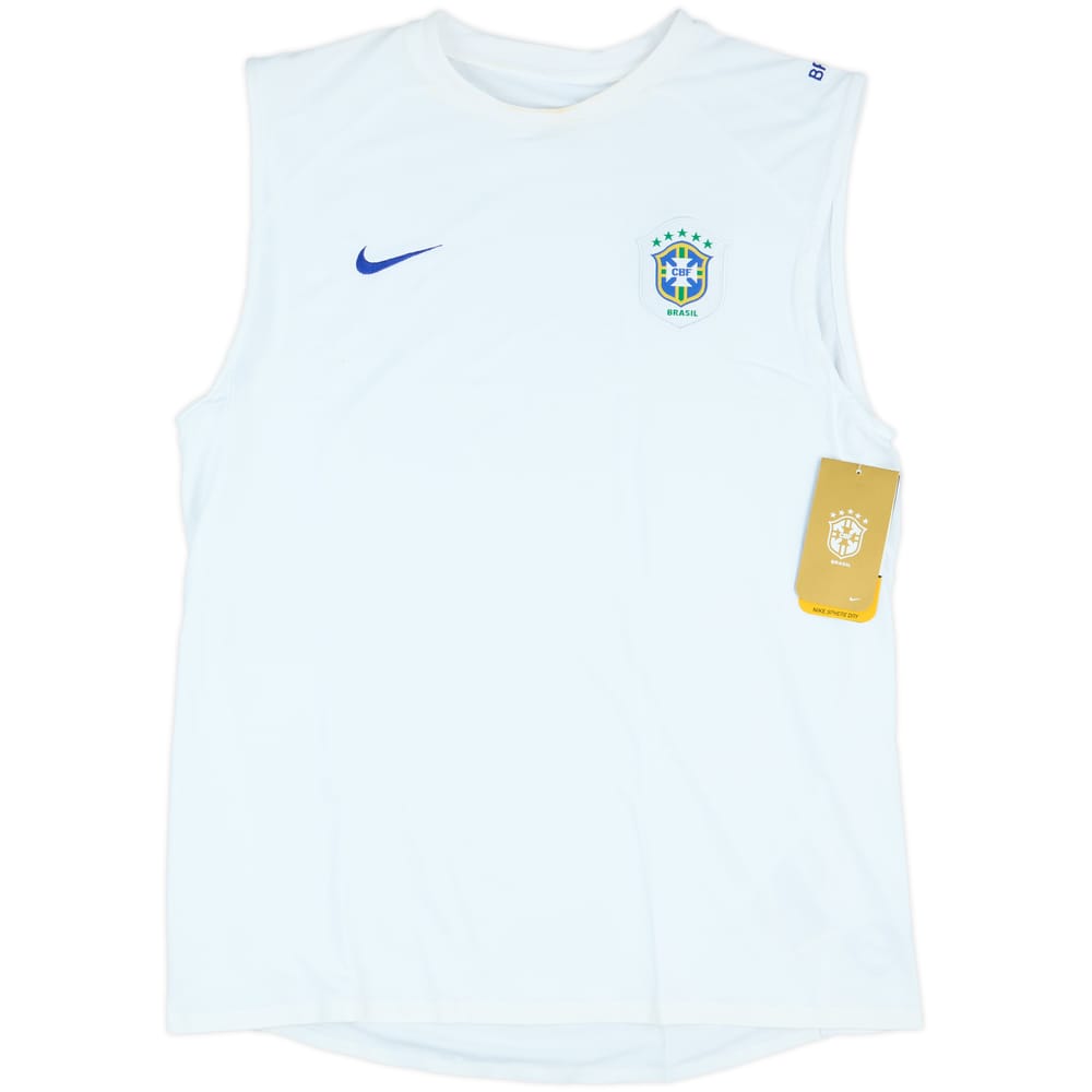 2006-07 Brazil Player Issue Nike Training Vest (L)