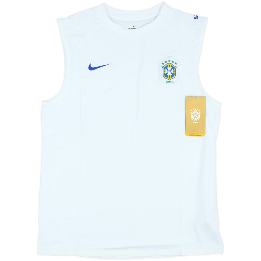 2006-07 Brazil Player Issue Nike Training Vest (M)