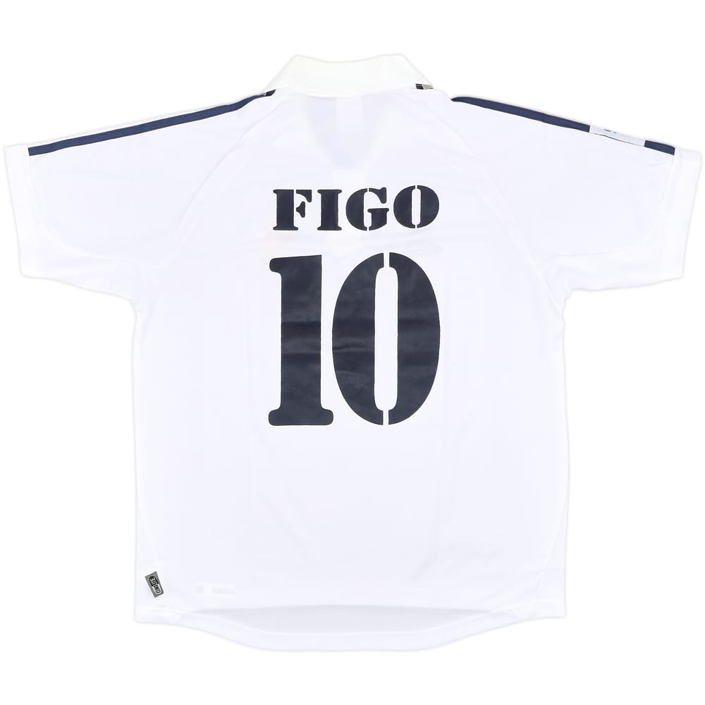 2001-02 Real Madrid Home Shirt Figo #10 (S)