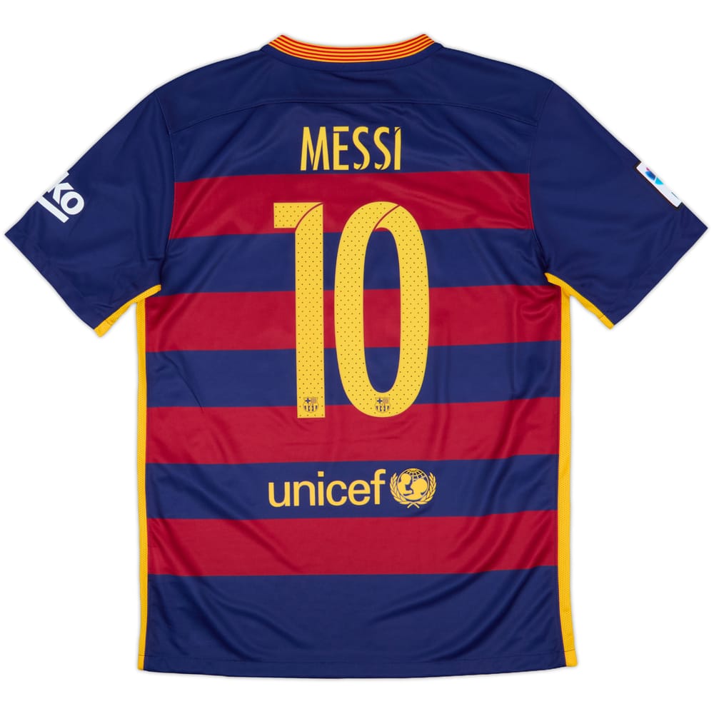 2015-16 Barcelona Home Shirt Messi #10 (M)
