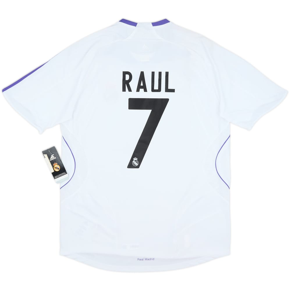 2007-08 Real Madrid Home Shirt Raul #7 (M)