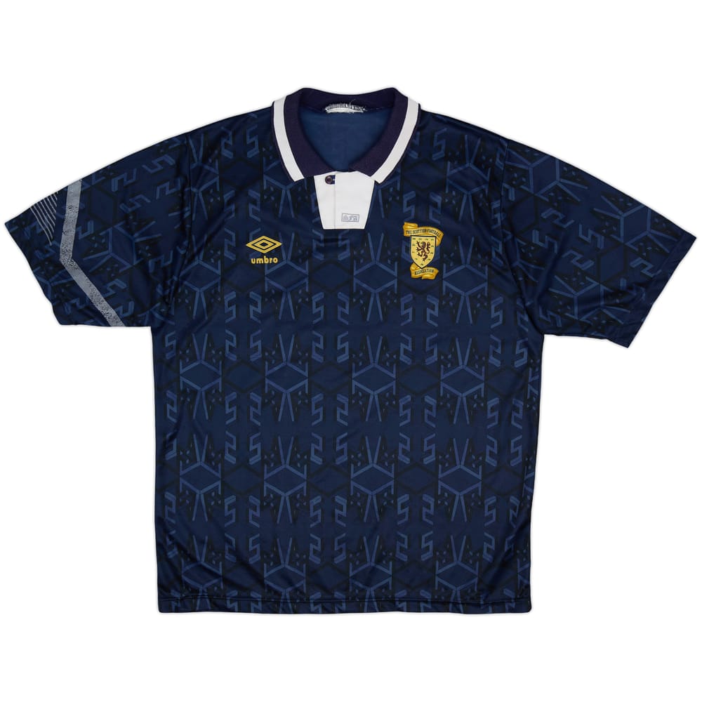 1991-94 Scotland Home Shirt - 8/10 - (L)