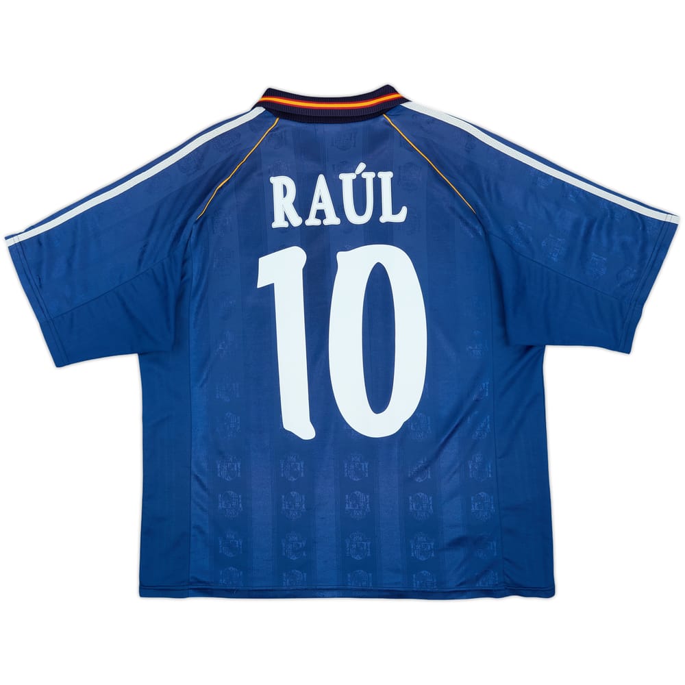 1999-00 Spain Away Shirt Raul #10 - 8/10 - (L)