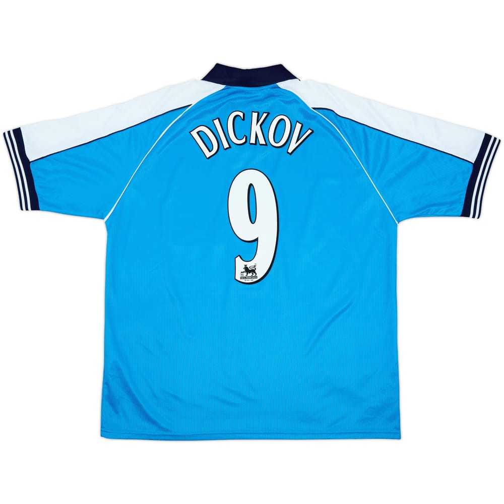 1999-01 Manchester City Home Shirt Dickov #9 - 9/10 - (XL)