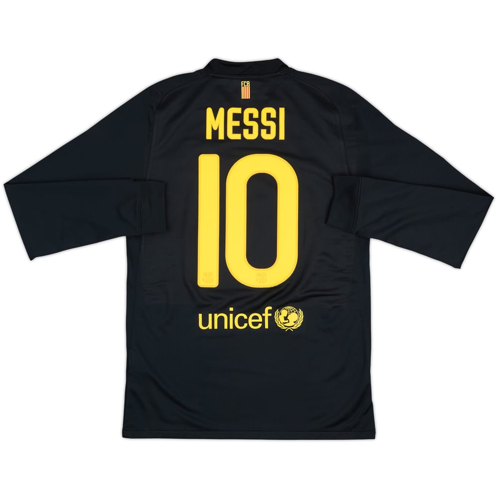 2011-12 Barcelona Away L/S Shirt Messi #10 - 10/10 - (S)