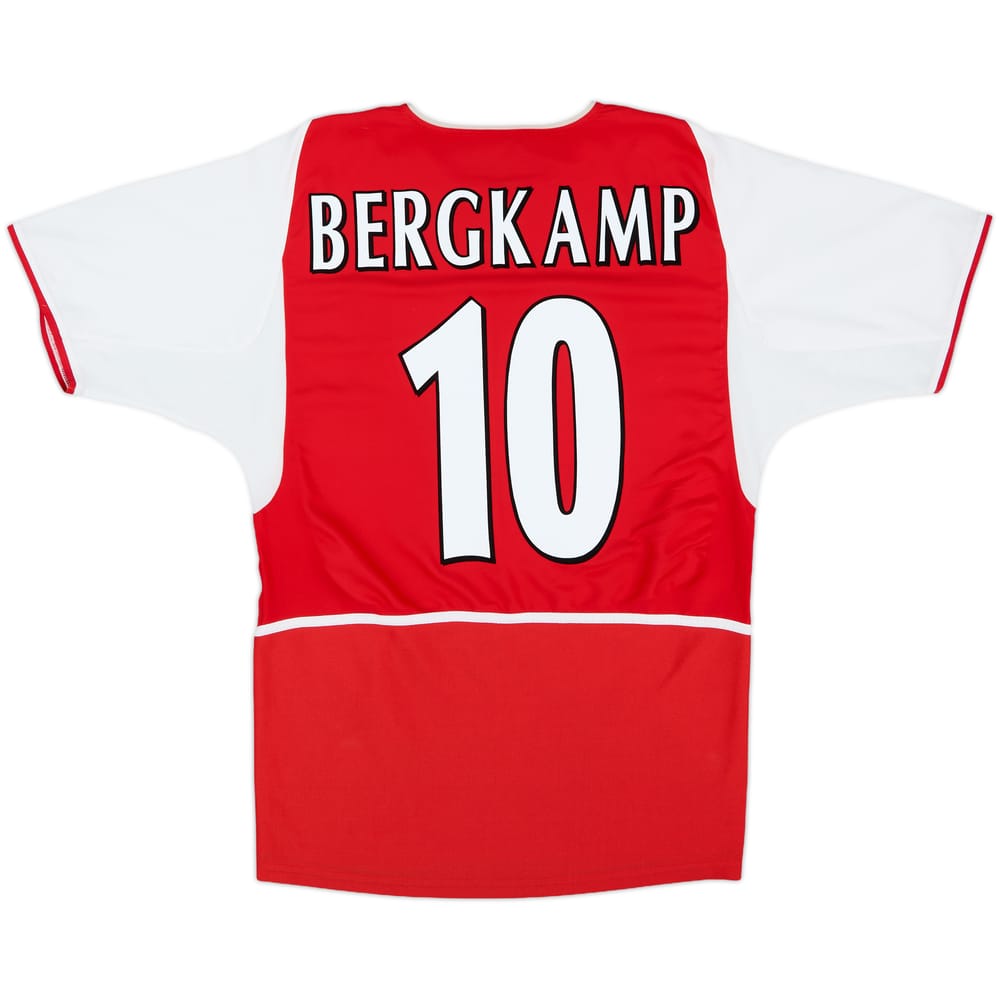 2002-04 Arsenal Home Shirt Bergkamp #10 - 8/10 - (M)