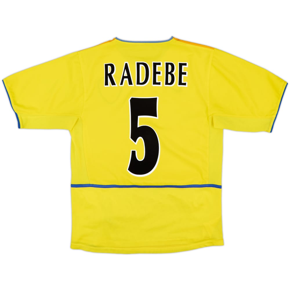 2002-03 Leeds United Away Shirt Radebe #5 - 8/10 - (M)