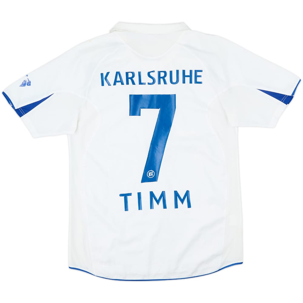 Camiseta de visitante del Karlsruher 2006-08 Timm #7 - 5/10 - (S)