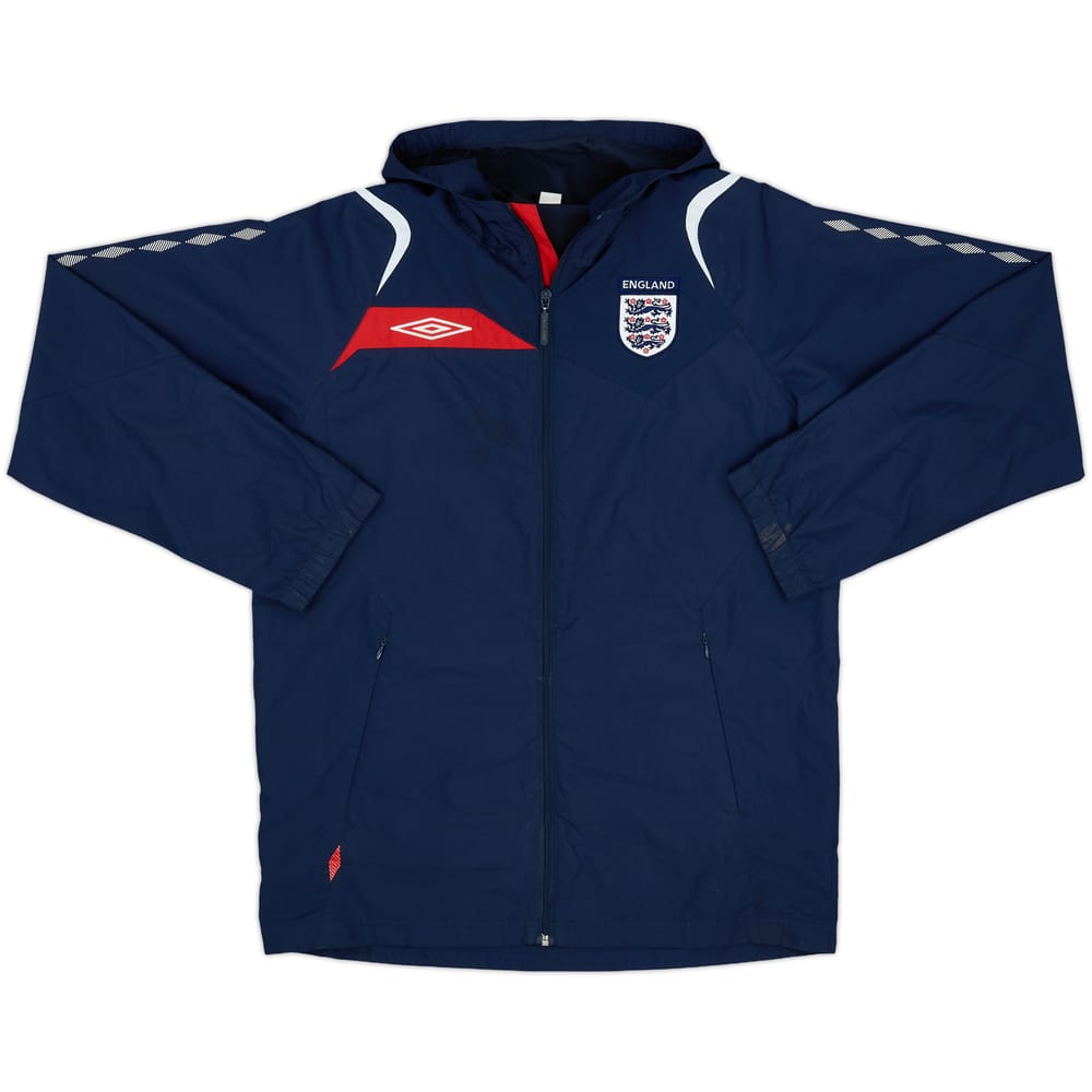 2007-08 England Umbro Hooded Track Jacket - 8/10 - (M)