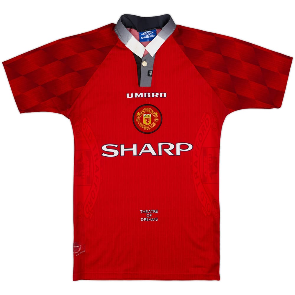 1996-98 Manchester United Home Shirt - 5/10 - (XL)