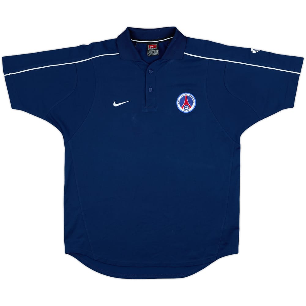 2001-02 Paris Saint-Germain Nike Polo Shirt - 8/10 - (M)