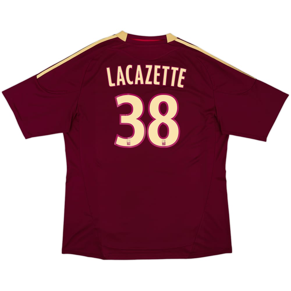 2010-11 Lyon Away Shirt Lacazette #38 - 4/10 - (XL)
