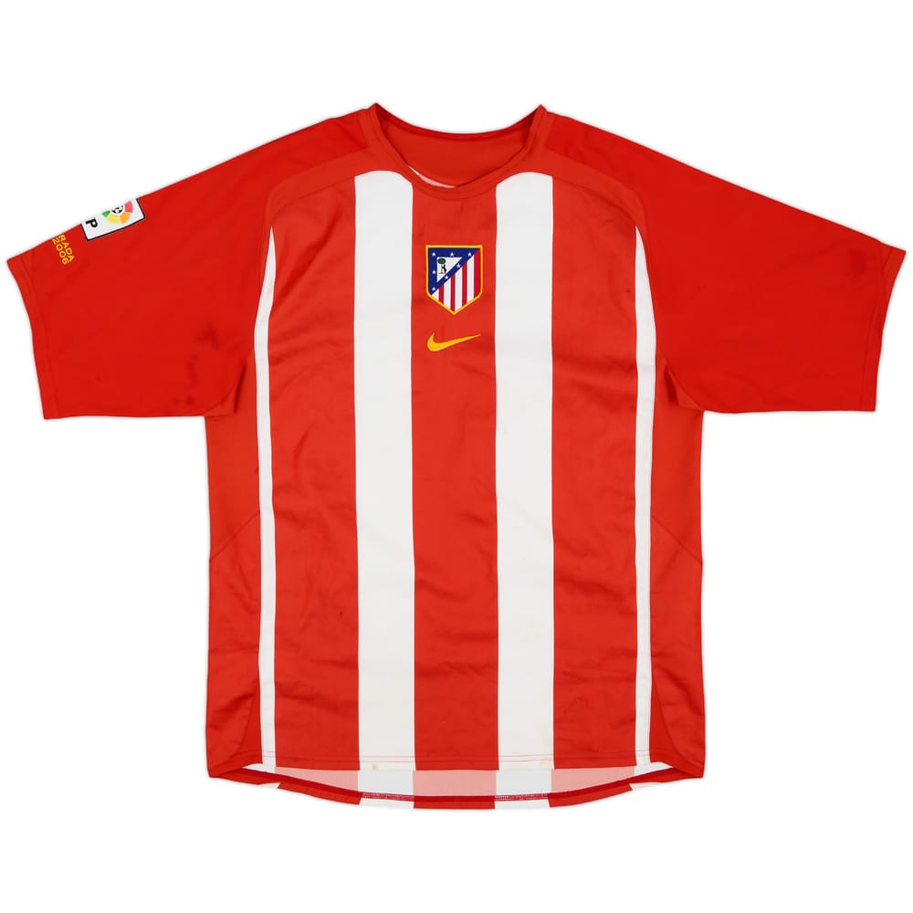 2005-06 Atletico Madrid Home Shirt - 5/10 - (L)