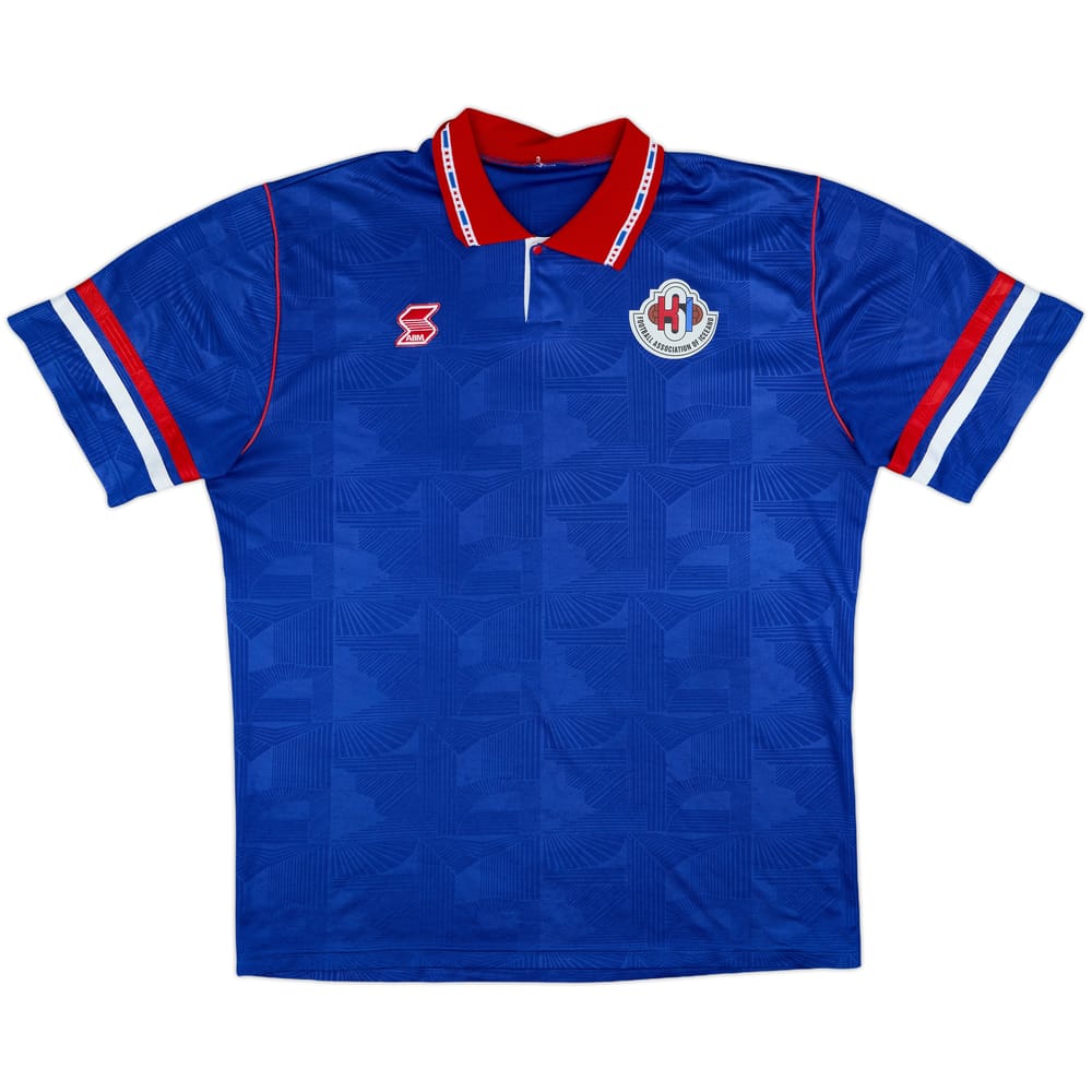 1992-94 Iceland Home Shirt - 8/10 - (XL)