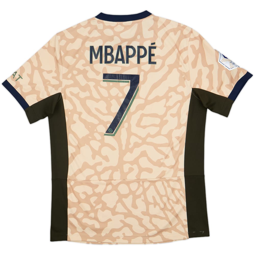 2023-24 Paris Saint-Germain Fourth Shirt Mbappe #7 - 6/10 - (M)