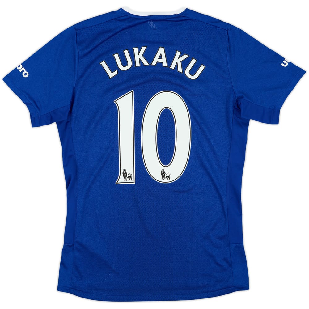 2015-16 Everton Home Shirt Lukaku #10 - 8/10 - (M)