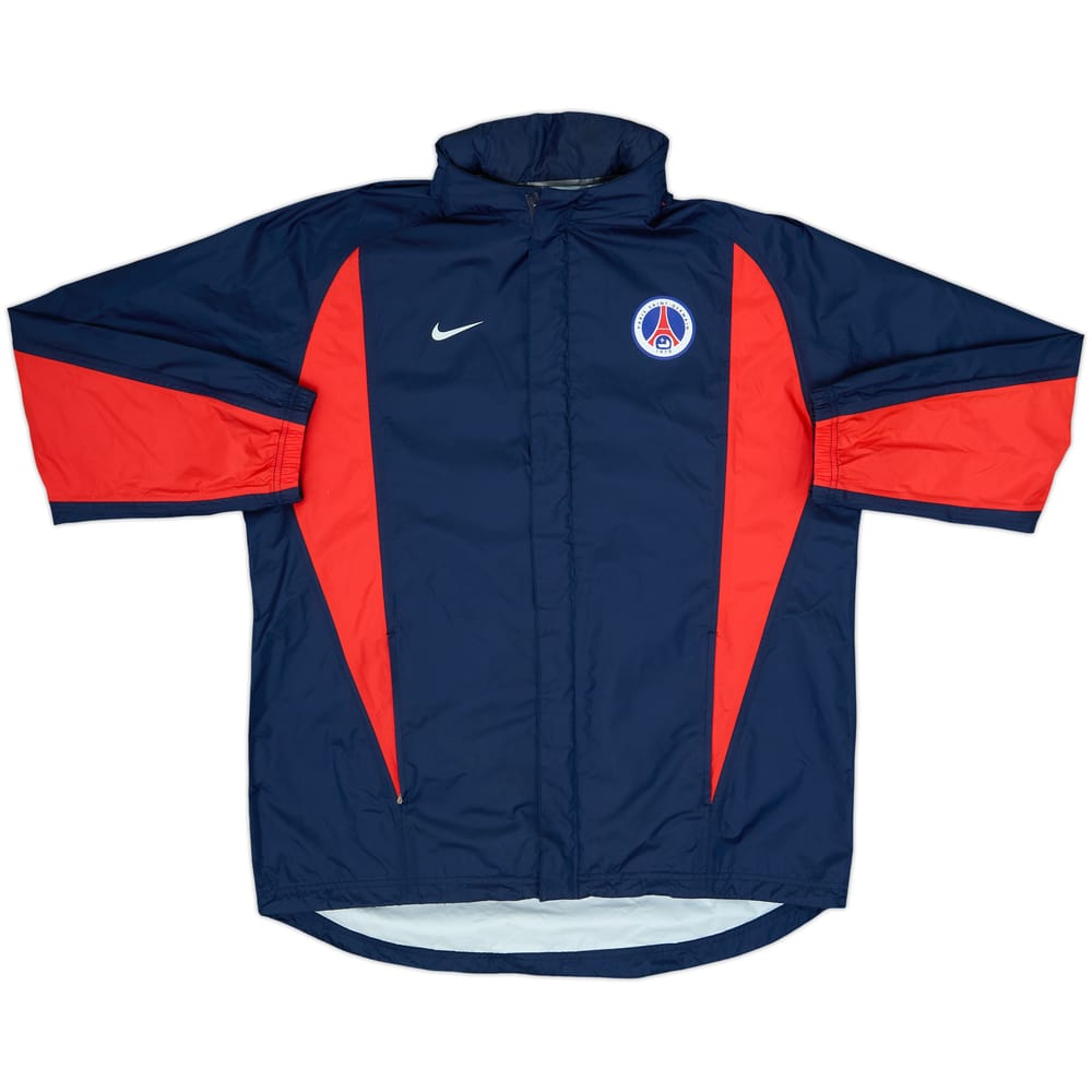 2002-03 Paris Saint-Germain Nike Hooded Rain Jacket - 8/10 - (L)