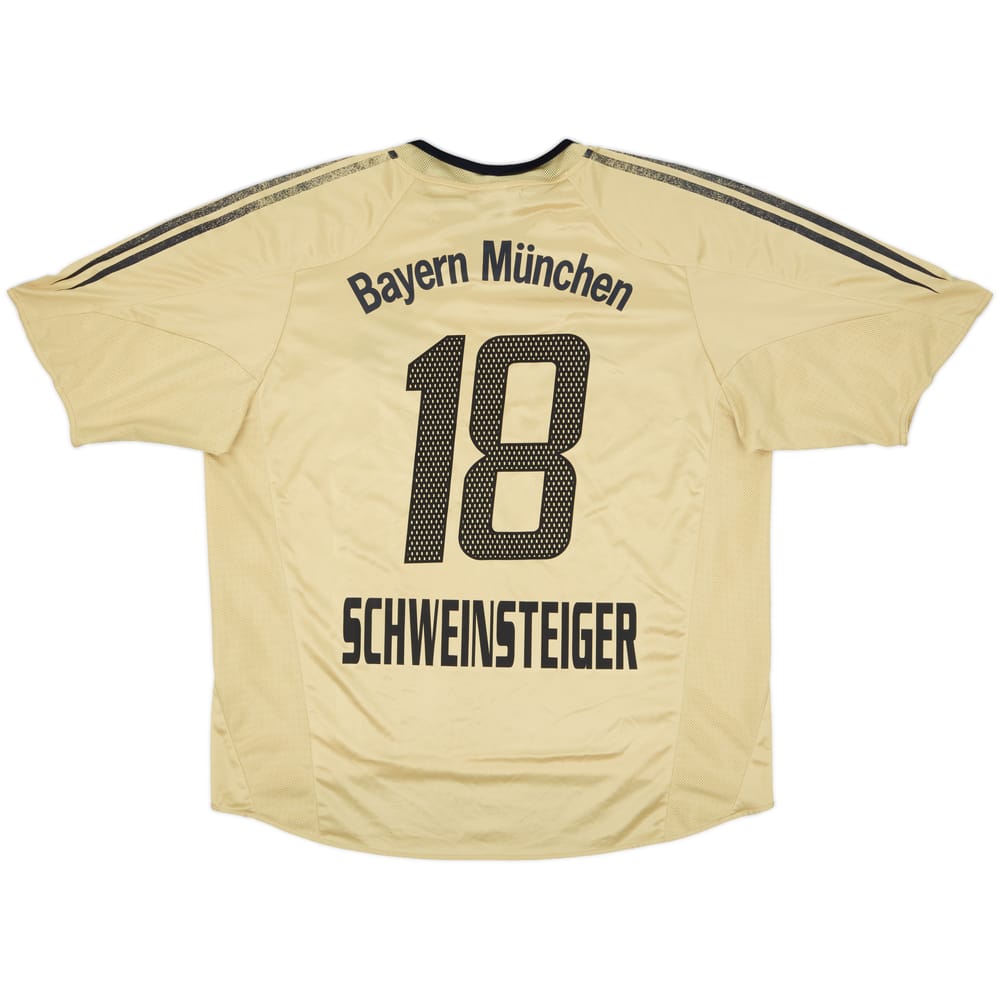 2004-05 Bayern Munich Away Shirt Schweinsteiger #18 - 5/10 - (XXL)