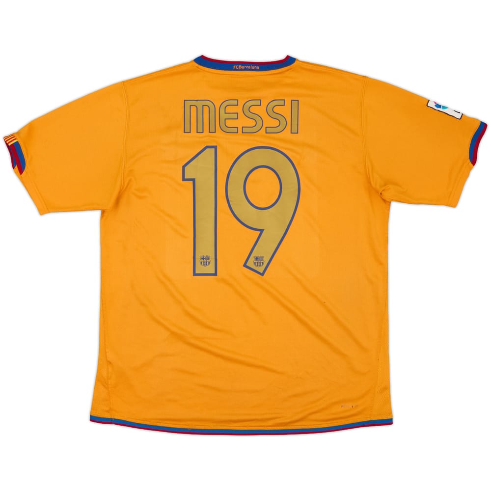 2006-08 Barcelona Away Shirt Messi #19 - 6/10 - (L)