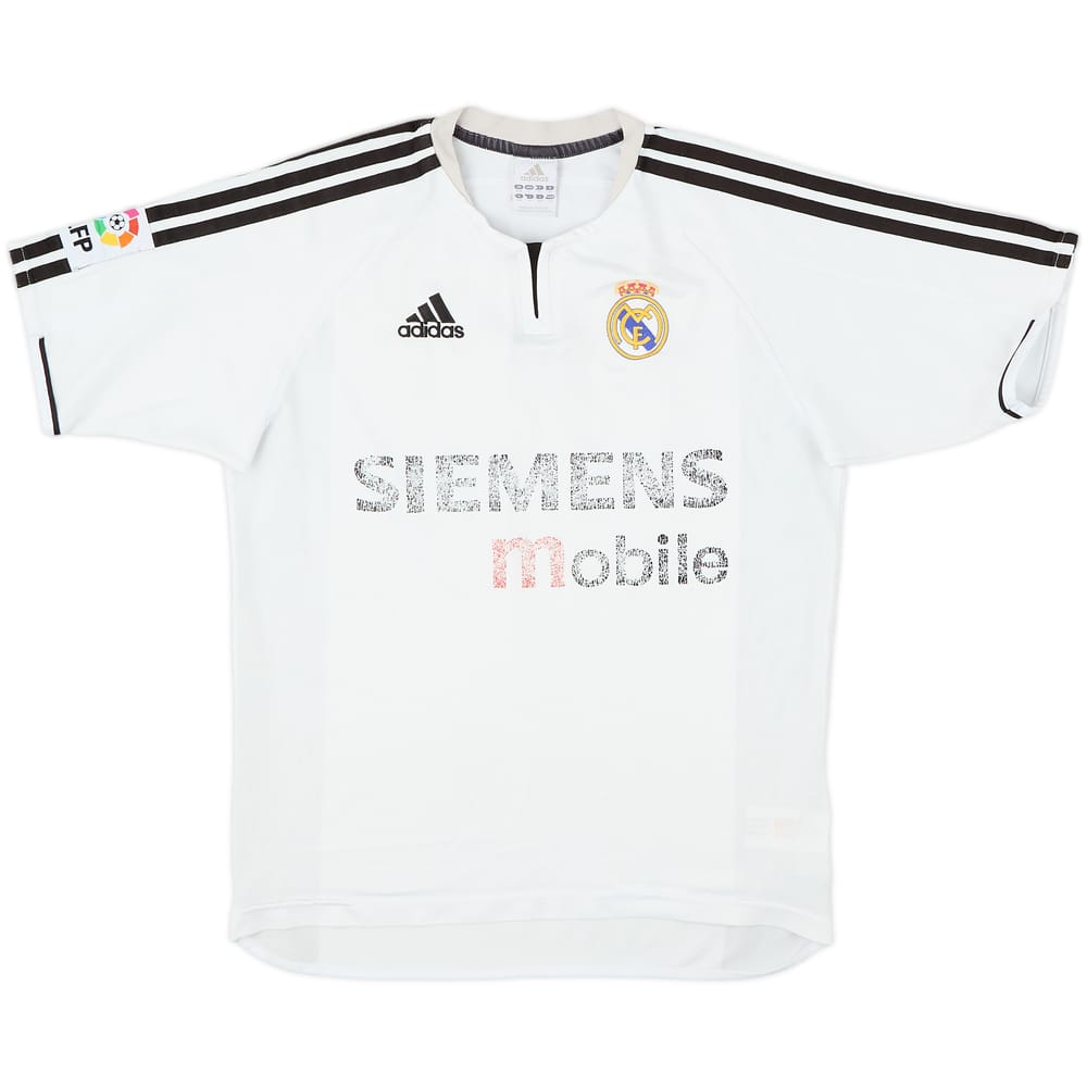 2003-04 Real Madrid Home Shirt - 4/10 - (L.Boys)