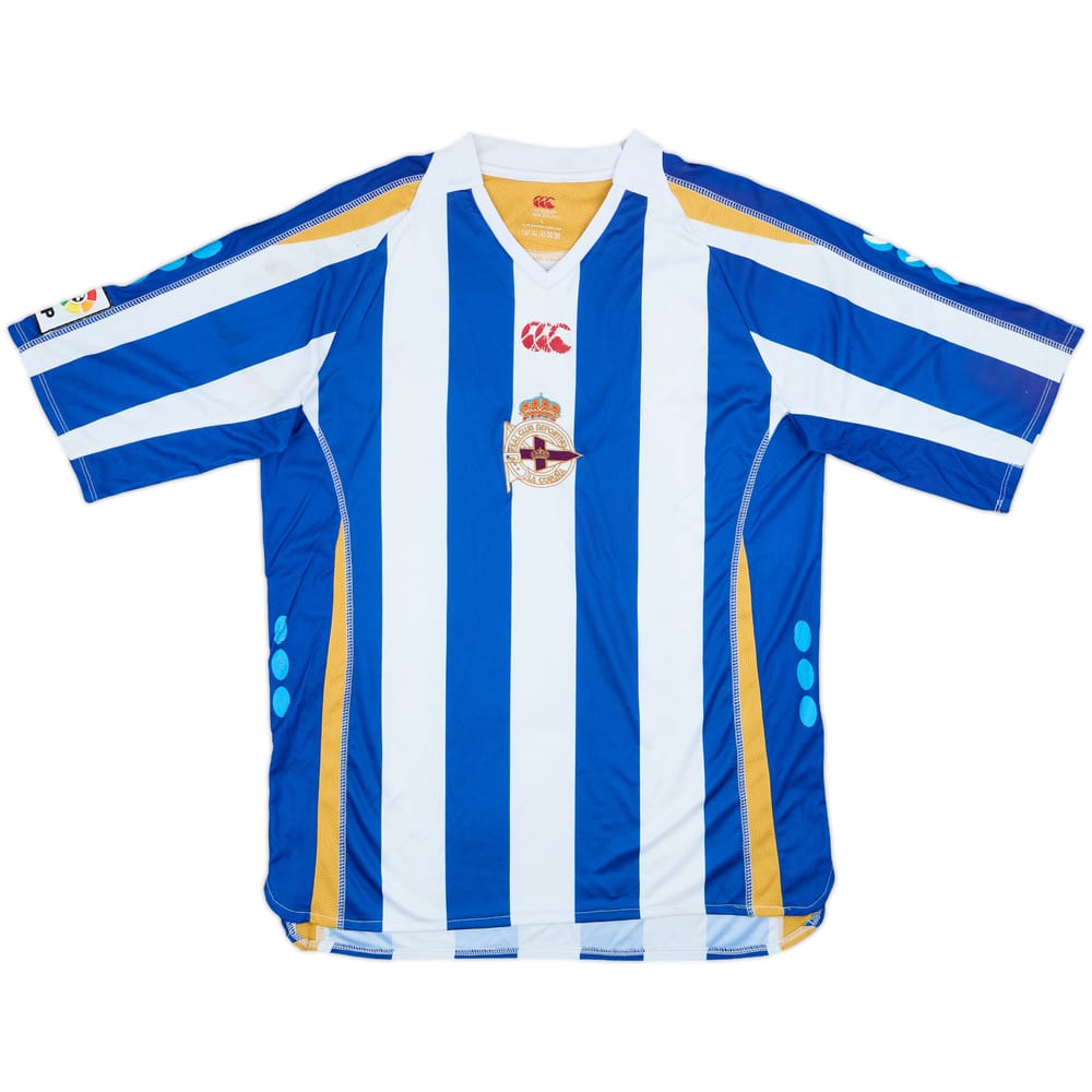 2007-08 Deportivo de La Coruna Home Shirt - 7/10 - (L)