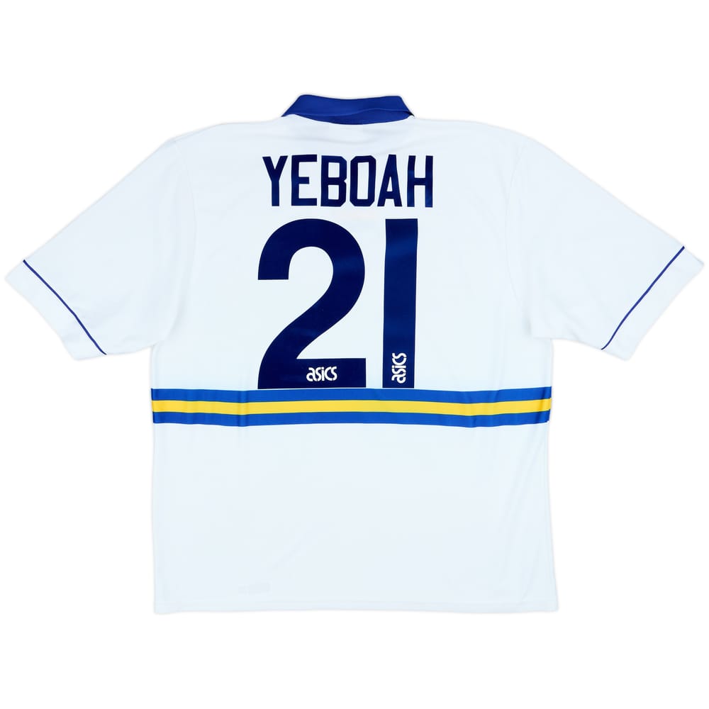 1993-95 Leeds United Home Shirt Yeboah #21 - 8/10 - (XL)