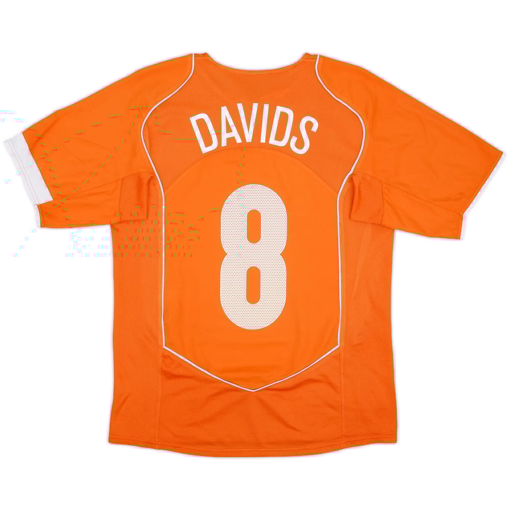 2004-06 Netherlands Home Shirt Davids #8 - 7/10 - (XL.Boys)