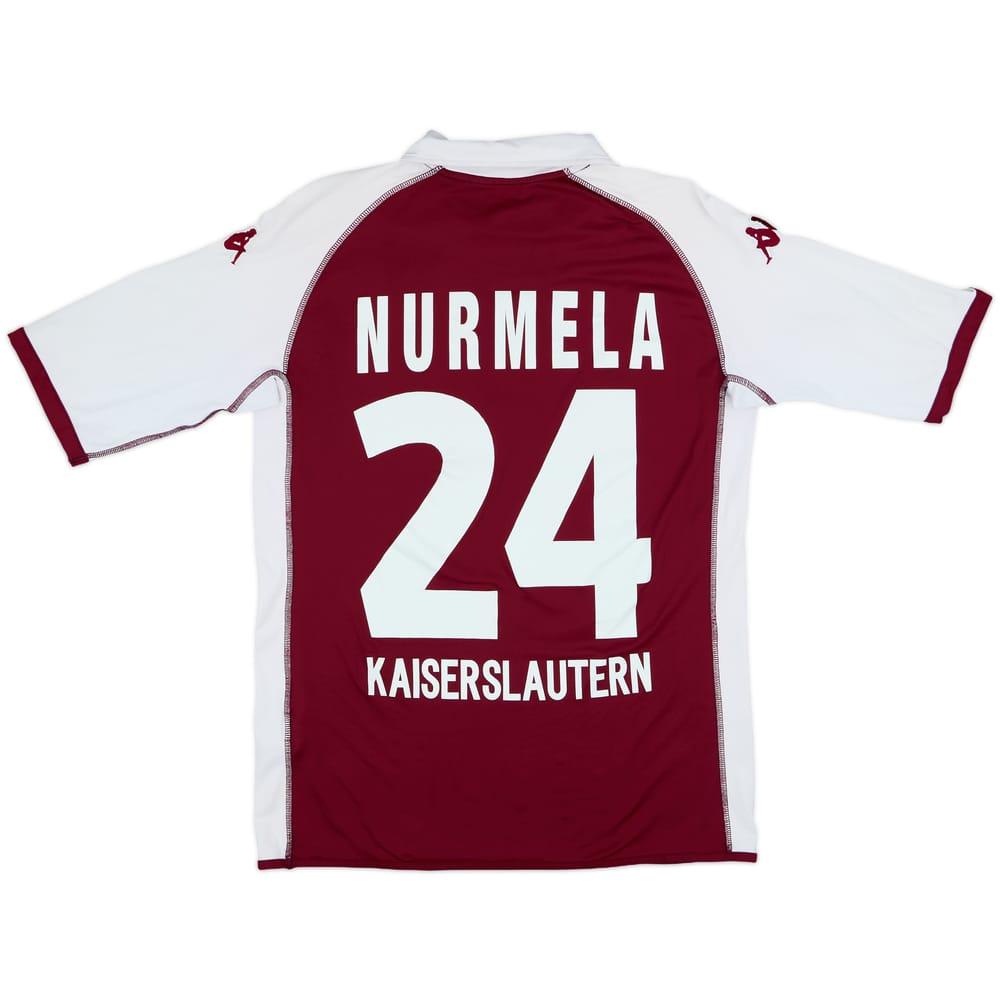 2004-05 Kaiserslautern Home Shirt Nurmela #24 - 6/10 - (XL)