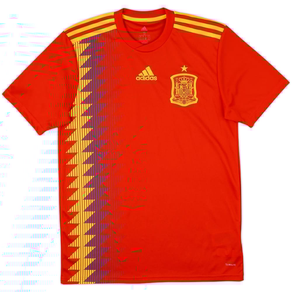 2018-19 Spain Home Shirt - 10/10 - (S)