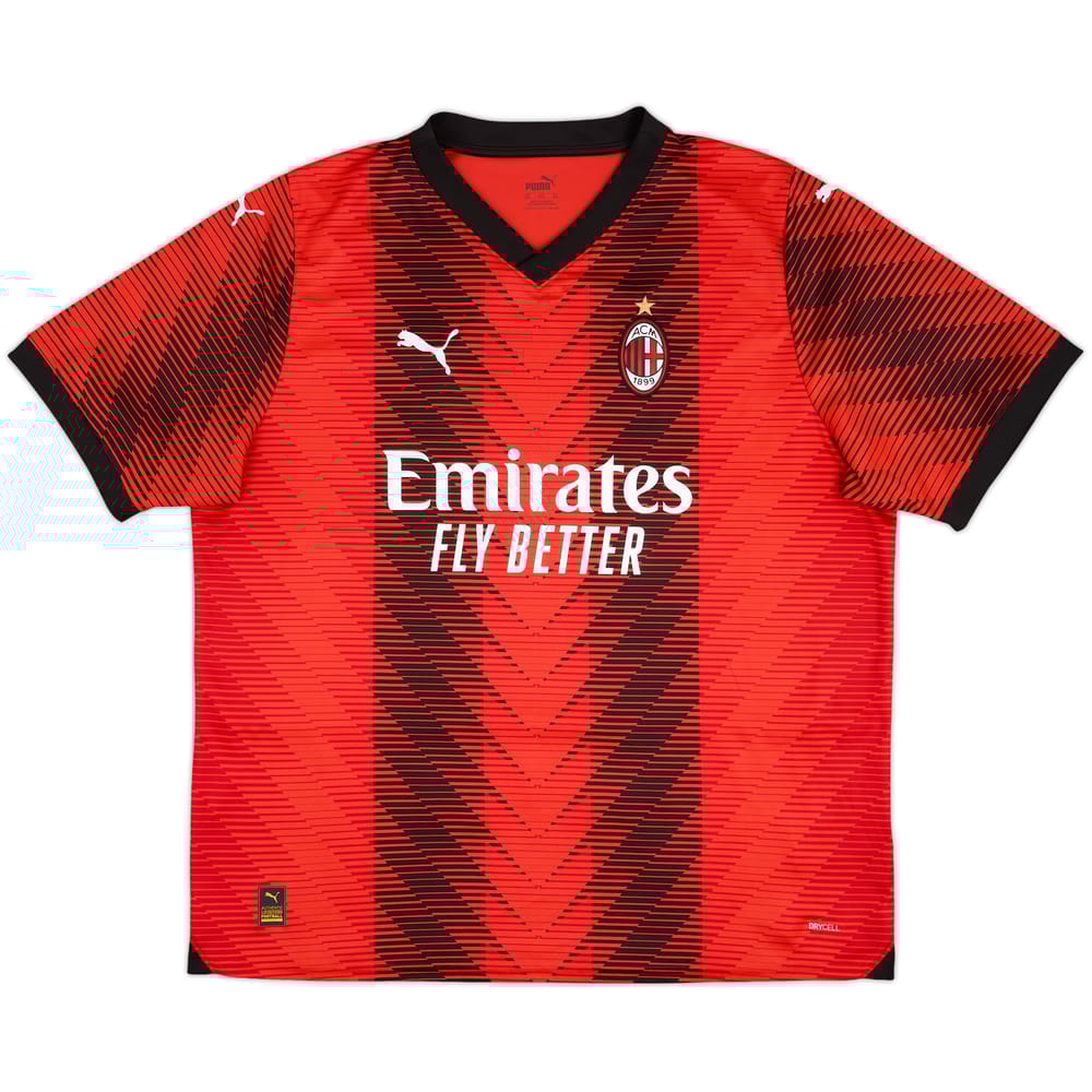 2023-24 AC Milan Home Shirt - 9/10 - (XXL)