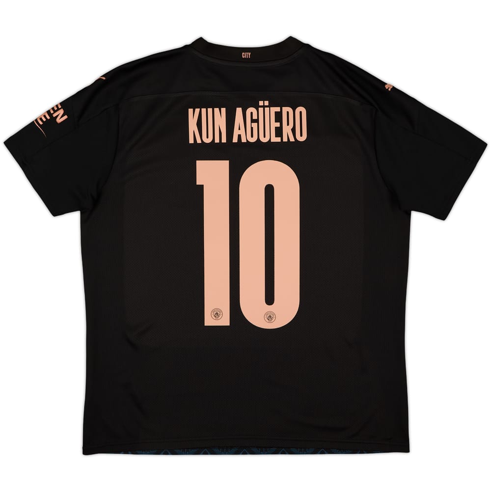 2020-21 Manchester City Away Shirt Kun Aguero #10 - 6/10 - (L)