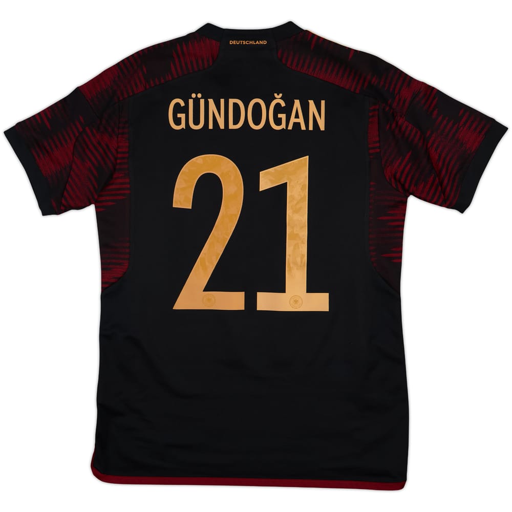 2022-23 Germany Away Shirt Gundogan #21 - 10/10 - (M)