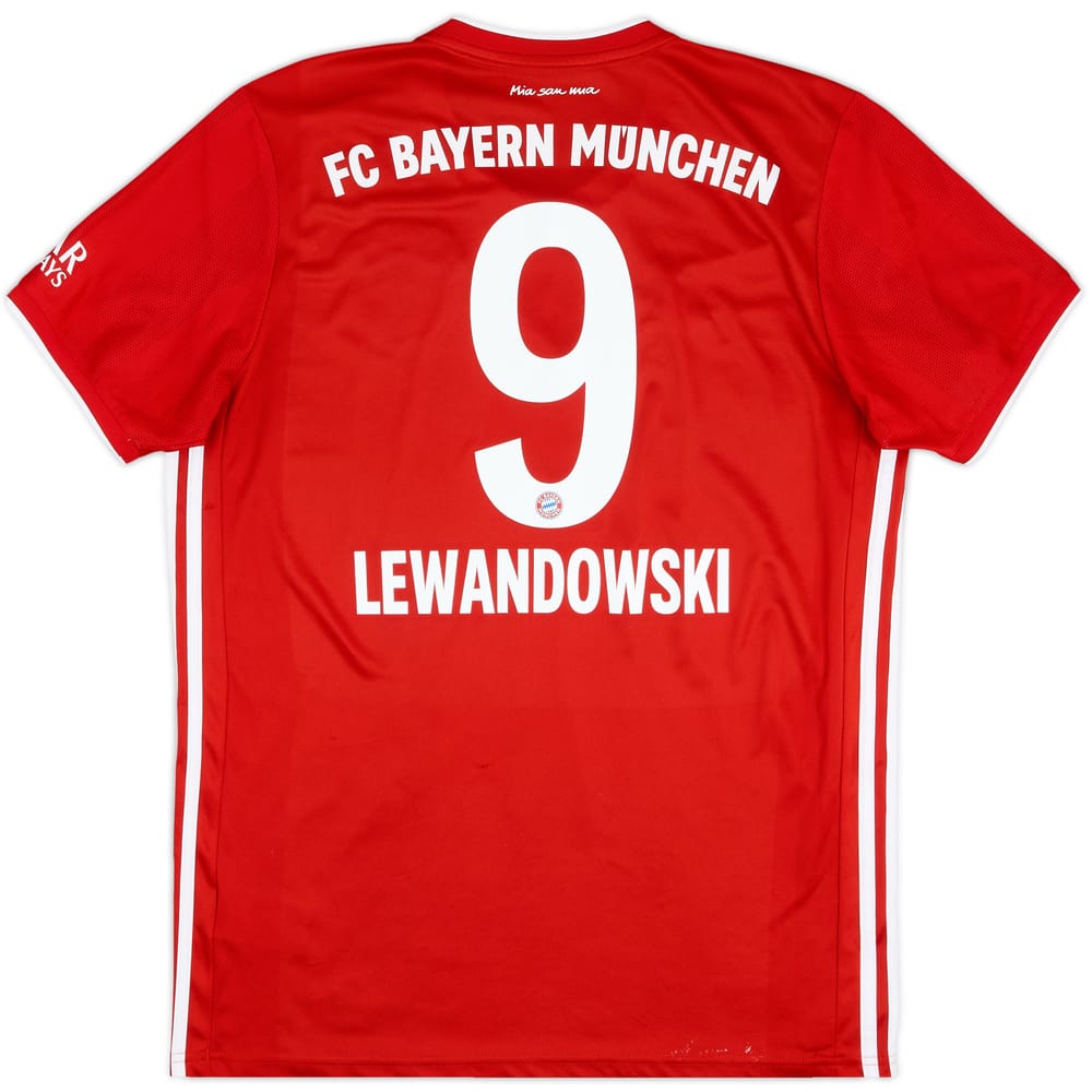 2020-21 Bayern Munich Home Shirt Lewandowski #9 - 9/10 - (L)
