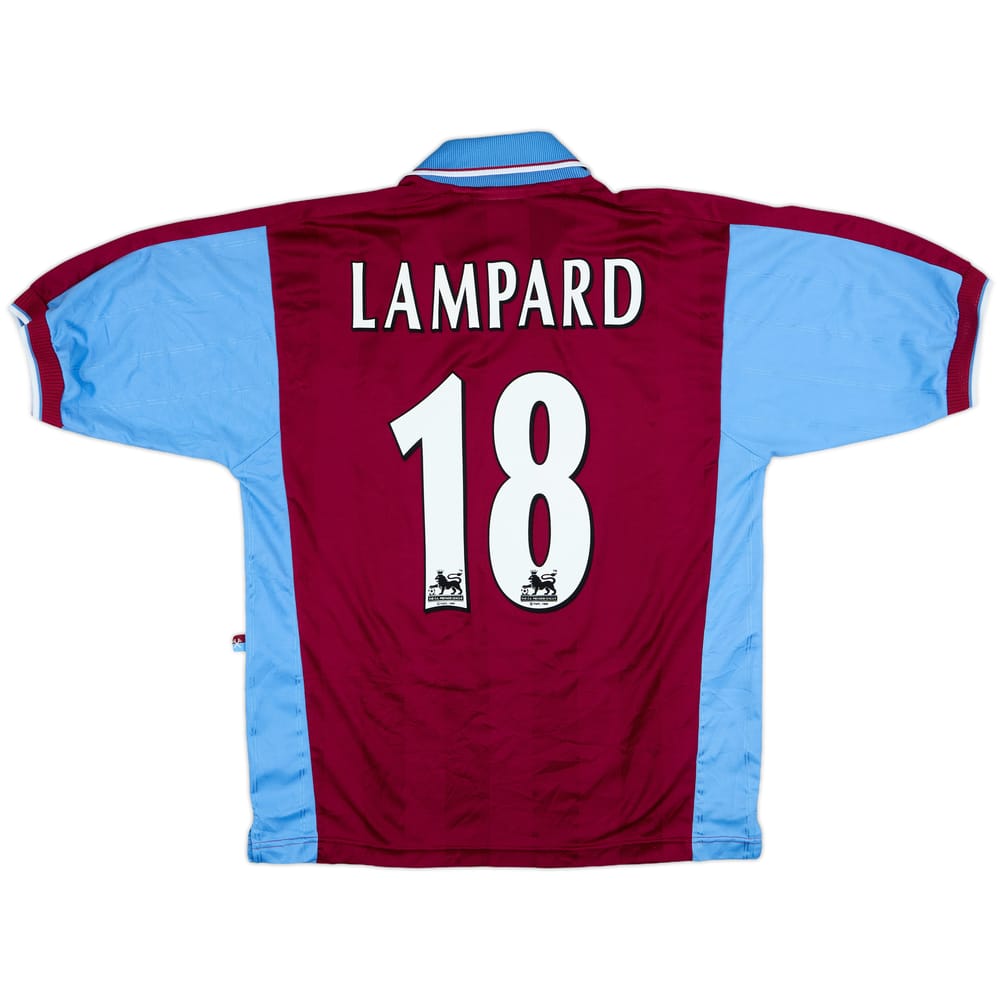 1998-99 West Ham Home Shirt Lampard #18 - 9/10 - (M)