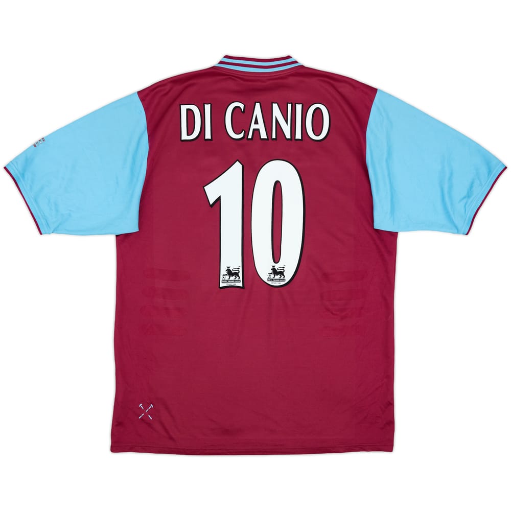 2001-03 West Ham Home Shirt Di Canio #10 - 7/10 - (L)
