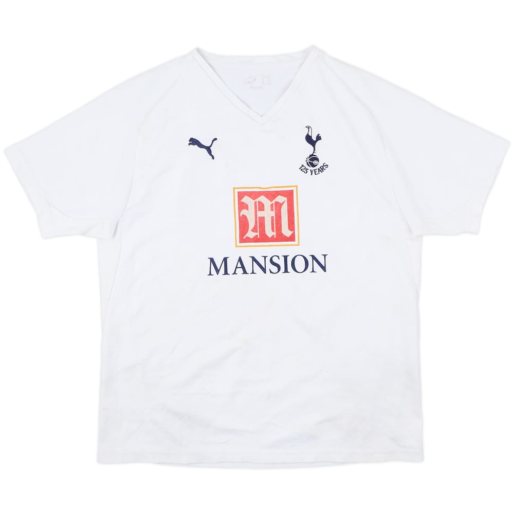 2007-08 Tottenham Home Shirt - 5/10 - (XL.Boys)