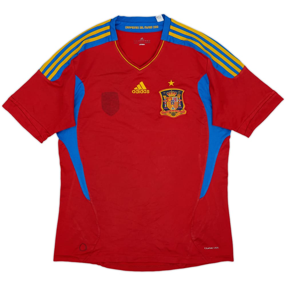 2010-11 Spain Home Shirt - 4/10 - (L)