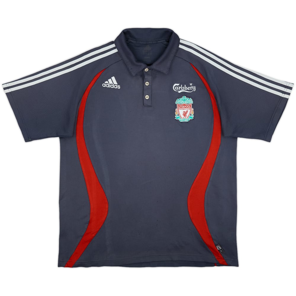 2006-07 Liverpool adidas Polo Shirt - 5/10 - (L)