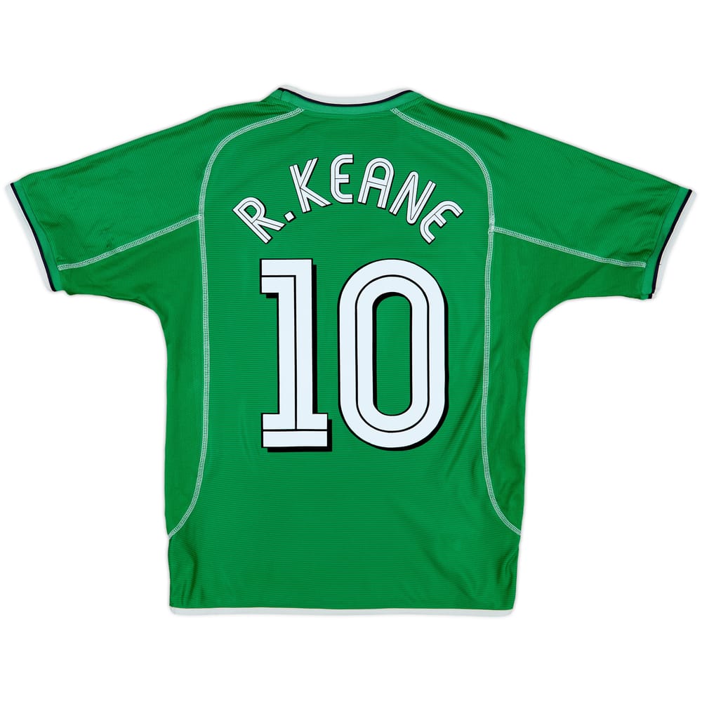 2001-03 Ireland 'World Cup 2002' Home Shirt R.Keane #10 - 6/10 - (S)