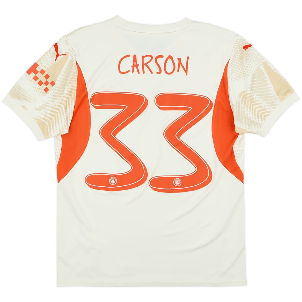 2024-25 Manchester City GK Shirt Carson #33 - 9/10 - (M)