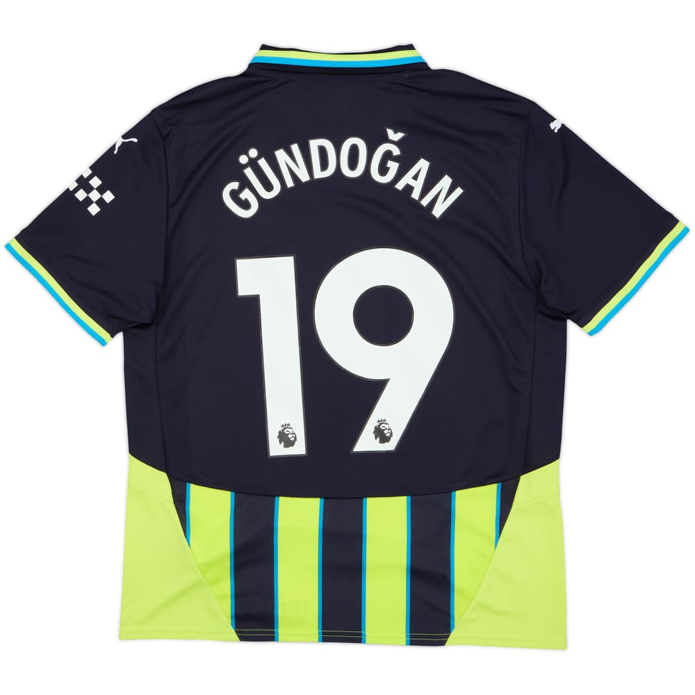 2024-25 Manchester City Away Shirt Gundogan #19 - 8/10 - (L)
