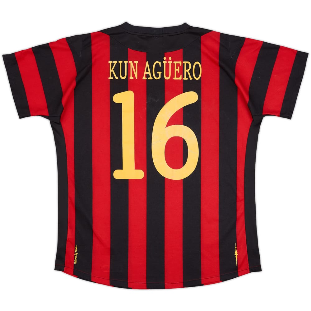2011-12 Manchester City Away Shirt Kun Aguero #16 - 5/10 - (L)