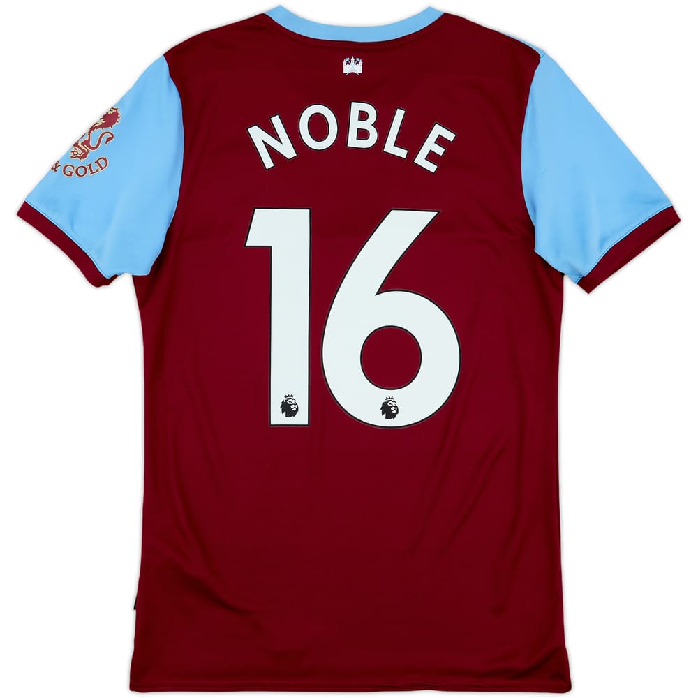 2019-20 West Ham Home Shirt Noble #16 - 8/10 - (S)