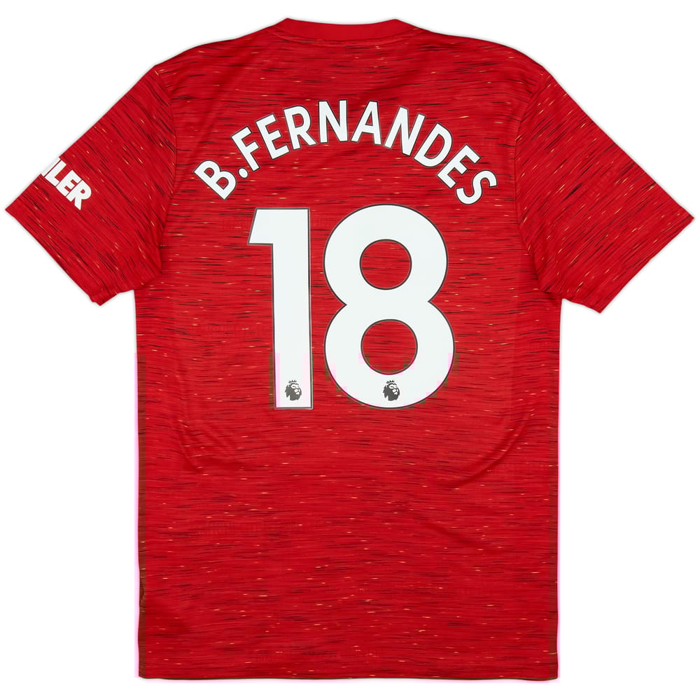 2020-21 Manchester United Home Shirt B.Fernandes #18 - 7/10 - (M)