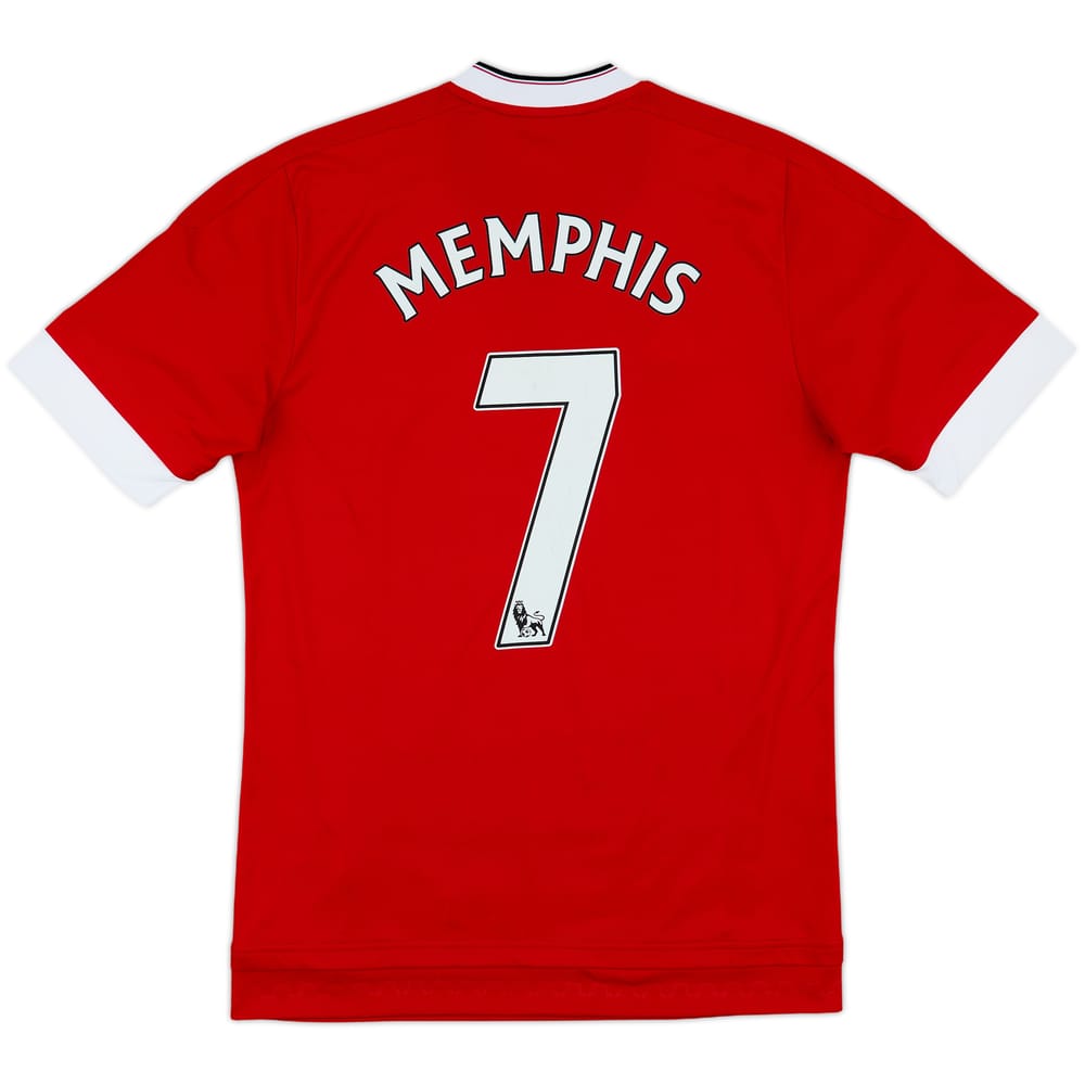 2015-16 Manchester United Home Shirt Memphis #7 - 7/10 - (S)