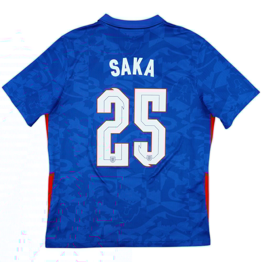 2020-21 England Away Shirt Saka #25 - 8/10 - (L)