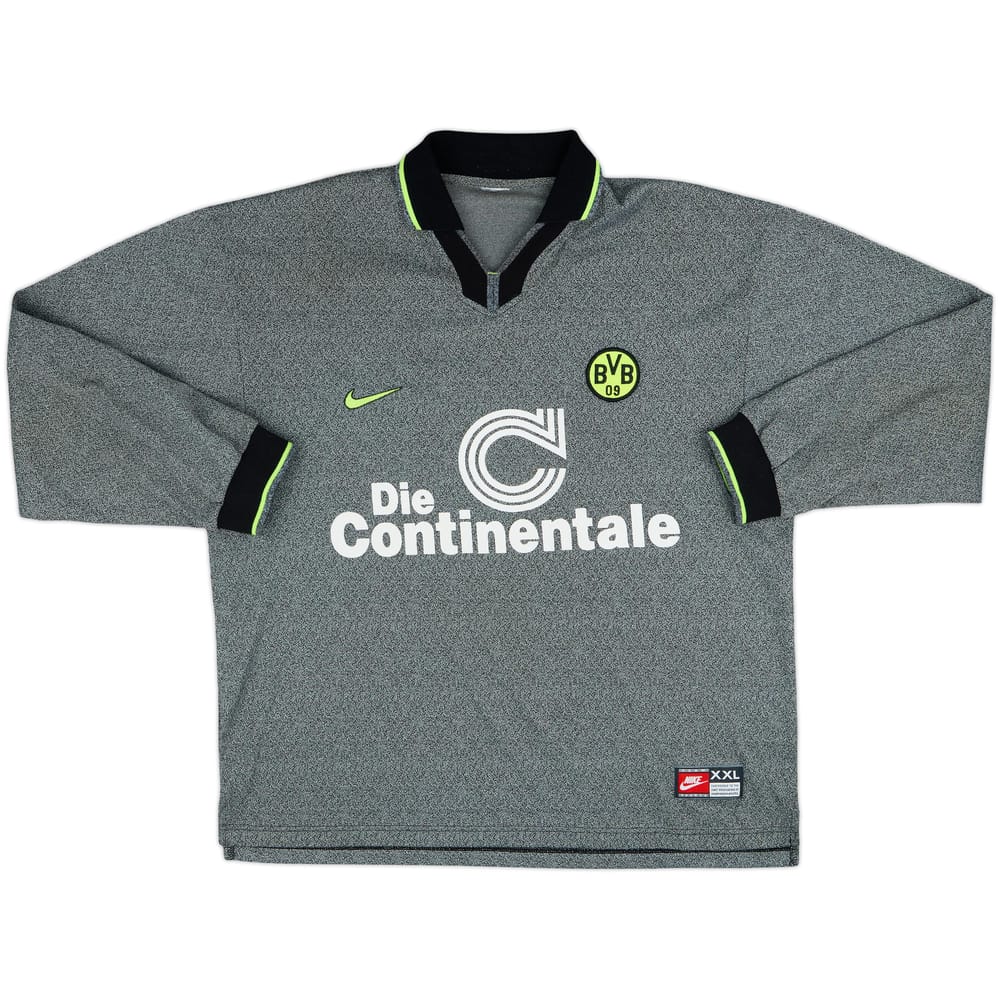 1997-98 Borussia Dortmund Away L/S Shirt - 8/10 - (XXL)